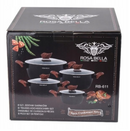 Set oale Rasa Bella din aluminiu, 8 piese