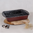 Tavă înaltă BL-3888 Cerastone - 35x27x6.5 cm, aluminiu turnat cu strat ceramic antiaderent