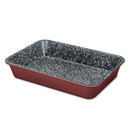 Tavă înaltă BL-3890 Cerastone - 40x28x7 cm, aluminiu turnat cu strat ceramic antiaderent