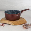 Cratiță cu coadă BL-4067 Cerastone 2.6L - 20x9 cm, aluminiu turnat, antiaderent ceramic