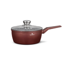 Cratiță cu coadă și capac BL-4071 Cerastone 2.6L - 20x9 cm, aluminiu turnat, antiaderent ceramic
