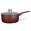 Cratiță cu coadă și capac BL-4073 Cerastone 4.7L - 24x11cm, aluminiu turnat, antiaderent ceramic