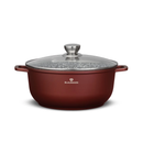 Oală cu capac BL-4081 Cerastone 6.5L - 28x12.5cm antiaderentă din aluminiu turnat