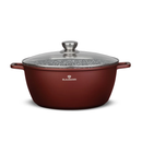 Oală cu capac BL-4082 Cerastone 7.9L - 30x13.5cm antiaderentă din aluminiu turnat