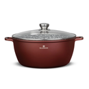 Oală cu capac BL-4083 Cerastone 9.9L - 32x14.5cm antiaderentă din aluminiu turnat