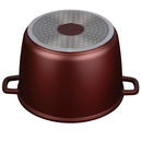 Oală cu capac înaltă BL-4087 Cerastone 6.2L - 24x16.5 cm, aluminiu turnat cu strat ceramic antiaderent