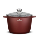 Oală cu capac înaltă BL-4087 Cerastone 6.2L - 24x16.5 cm, aluminiu turnat cu strat ceramic antiaderent
