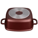 Cratiță pătrată BL-4092 Cerastone 4.4L - 24x10 cm, tip roaster, capac sticlă, antiaderentă