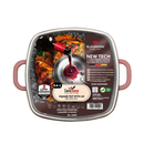 Cratiță pătrată BL-4093 Cerastone 5.4L - 26x10.5 cm, tip roaster, capac sticlă, antiaderentă