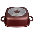 Cratiță pătrată BL-4094 Cerastone 6.5L - 28x11 cm, tip roaster, capac sticlă, antiaderentă