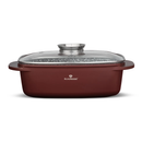 Roaster dreptunghiular BL-4097 Cerastone 6L - 32 cm, cu capac din sticlă și sistem Aroma Knob, aluminiu turnat antiaderent