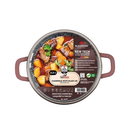 Oală cu capac BL-4077 Cerastone 2.3L - 20x8.5cm antiaderentă din aluminiu turnat