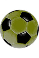 Covor Kolibri, Rotund, Minge Fotbal, 67x67 cm, 2300 gr/mp, Verde