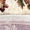 Covor Modern, Lotos 551, Crem / Rosu, Oval, 1800 gr/mp