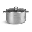 Oala inox cu capac de sticla 20.3L Edenberg EB-3023