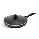 Tigaie antiaderenta cu capac din sticla 18CM Edenberg EB-763