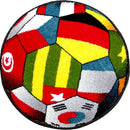 Covor Kolibri, Rotund, Minge, UEFA , 67x67 cm, 2300 gr/mp, Multicolor