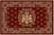 Covor Model Bisericesc 15077, Dreptunghiular, Rosu