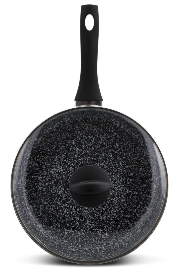 Tigaie antiaderenta cu capac din sticla 26 cm Edenberg EB-3439