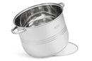 Set gatit 6 piese inox 3 oale cu capace Edenberg EB-516