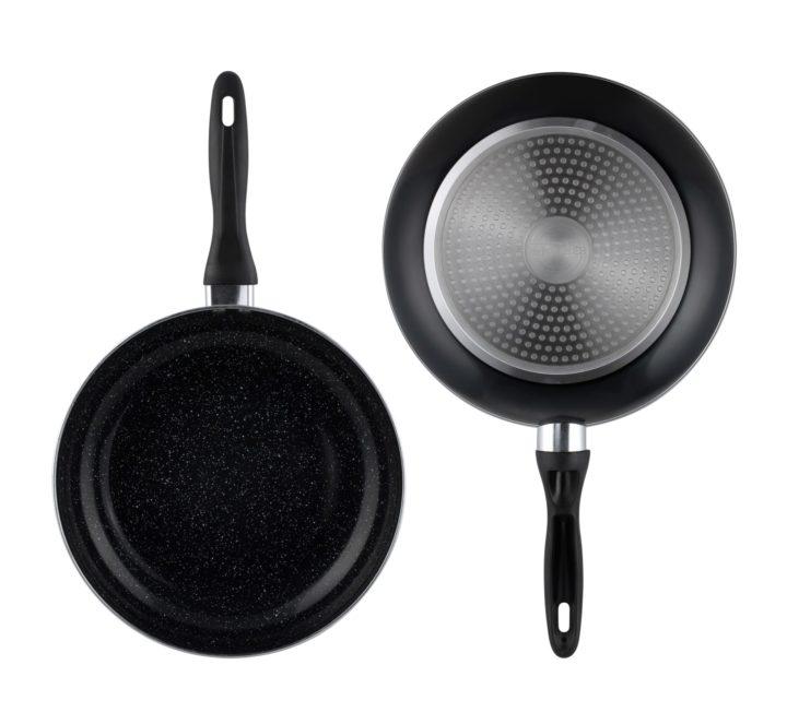 Tigaie antiaderenta cu capac din sticla 18CM Edenberg EB-763