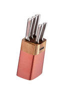 Set cutite 6 piese otel carbon cu suport metalic Edenberg EB-924