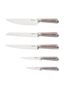Set cutite 6 piese otel carbon cu suport metalic Edenberg EB-924
