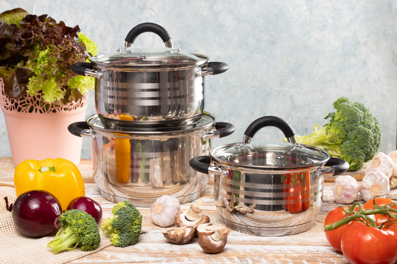 Set gatit 6 piese inox Edenberg EB-2411