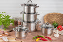 Set gatit 10 piese inox Edenberg EB-4004