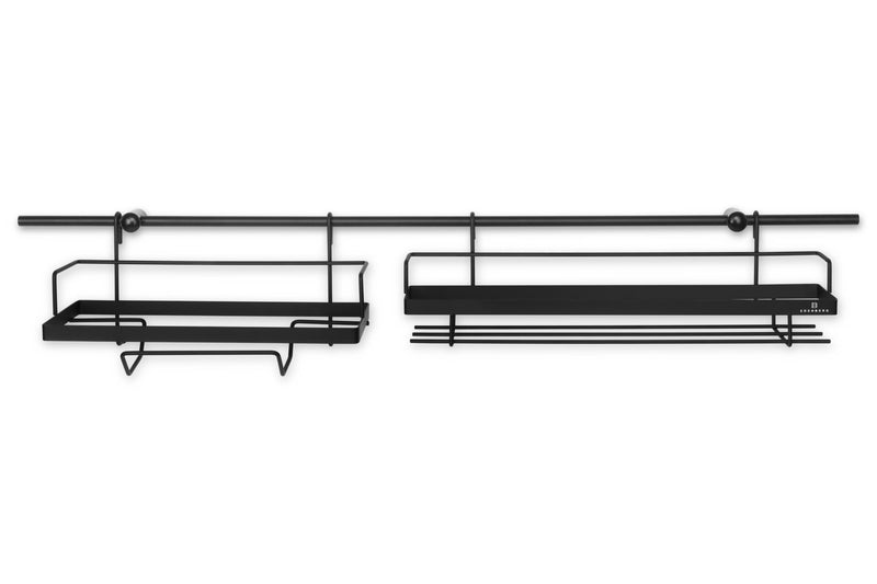 Suport organizator bucatarie 16 piese negru Edenberg EB-8516