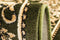 Traversa festonata model 15033, Latime 120 cm, Verde
